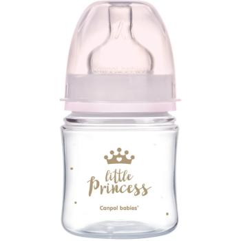 Canpol babies Royal Baby biberon pentru sugari 0m+ Pink 120 ml