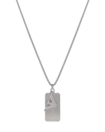 Emporio Armani Colier din oțel pentru bărbați Eagle Logo EGS3167040