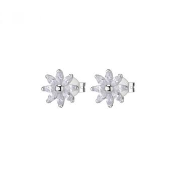 Rosato Cercei floricele din argint cu zirconiu cubic Gaia RZGA72