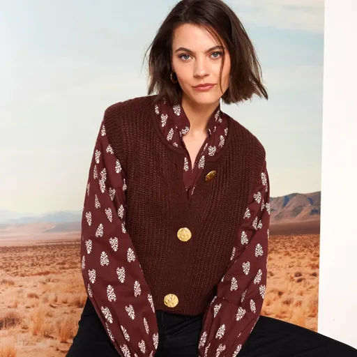 Vestă cu nasturi aurii