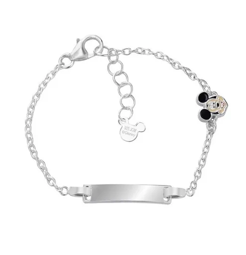 Disney Brățară fină din argint Mickey Mouse BS00097SL-47.CS
