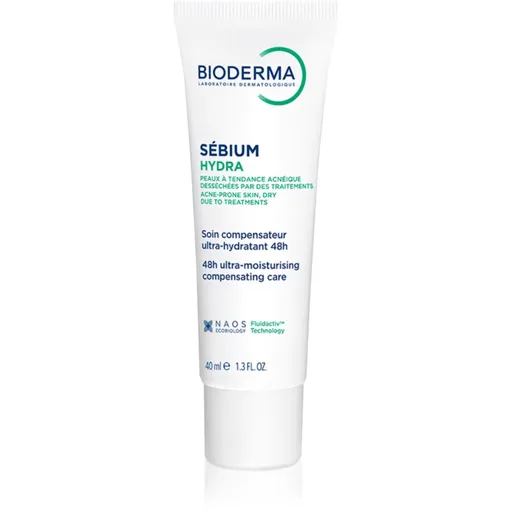 Bioderma Sébium Hydra cremă hidratantă pentru piele uscata si iritata in urma tratamentului antiacneic 40 ml