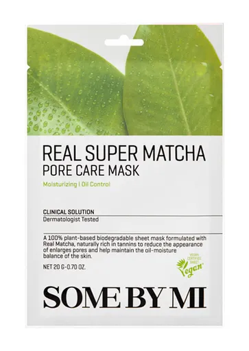 Some By Mi Mască facială pentru pori dilatați Real Super Matcha (Pore Care Mask) 20 g
