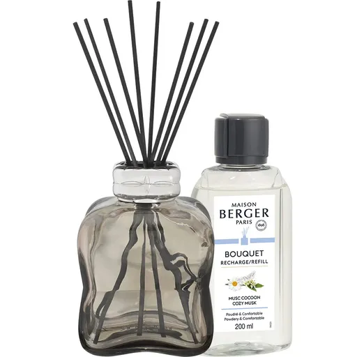 Maison Berger Paris Set cadou difuzor de aromă Cosy Brown + reumplere Cozy Musk 200 ml