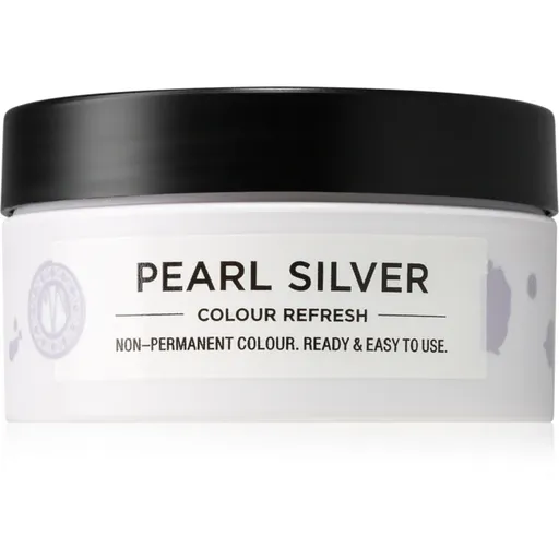 Maria Nila Colour Refresh Pearl Silver mască fină de hrănire fără pigmenți permanenți de culoare rezistă la 4 - 10 spălări 0.20 100 ml