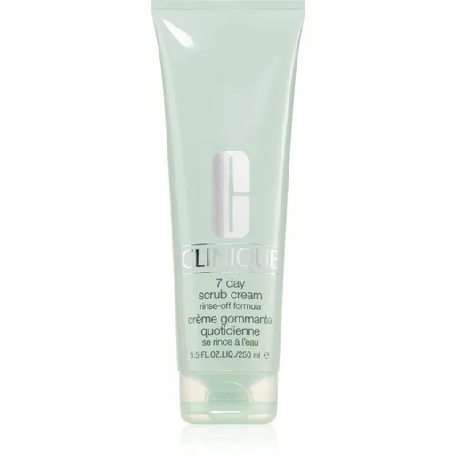Clinique 7 Day Scrub Cream Rinse-Off Formula exfoliant de curățare pentru utilizarea de zi cu zi 250 ml
