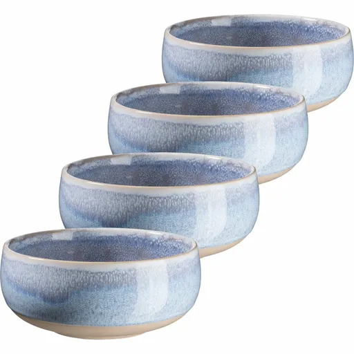 Mäser Set de 4 boluri pentru supă AQUATA – 14 cm, albastru, albastru