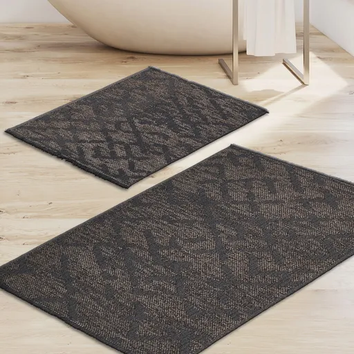 Set covorase de baie, L'essentiel Maison, So10014, Gri