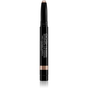 Gosh Mineral Waterproof hosszantartó szemhéjfesték ceruza kiszerelésben vízálló árnyalat 012 Golden Nude 1,4 g