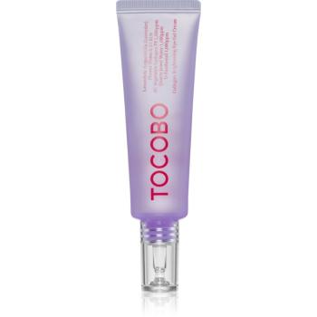 TOCOBO Collagen Brightening Eye Gel Cream cremă de ochi anti-inflamatoare care reduce cercurile de umflare și întunecate cu lavanda 30 ml