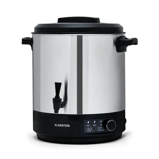 Klarstein Abbey 25, aparat pentru conservare, distribuitor de băuturi, 25 l, 100 °C, 180 min, oțel inoxidabil