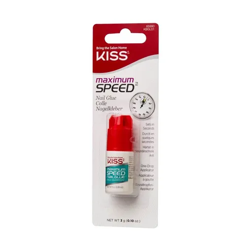 KISS Adeziv pentru unghii cu uscare rapidăMaximum Speed (Nail Glue) 3 g