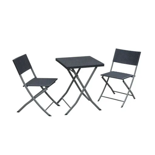 Set de mobilier pentru balcon Mattia antracit, 3piese