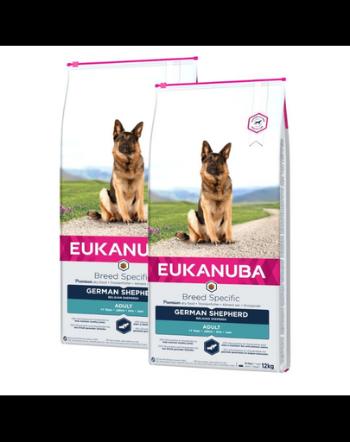 EUKANUBA Adult Breeds Specific German Shepherd Chicken hrana uscata caini adulti 24 kg (2 x 12 kg)