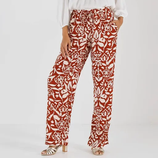 Pantaloni largi și lejeri cu imprimeu