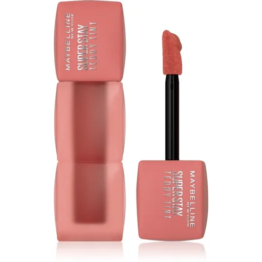 MAYBELLINE NEW YORK SuperStay Teddy Tint ruj cu persistență îndelungată cu efect mat culoare 15 Skinny Dip 5 ml
