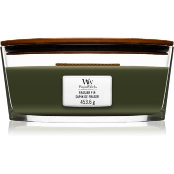 Woodwick Frasier Fir lumânare parfumată cu fitil din lemn (hearthwick) 453.6 g