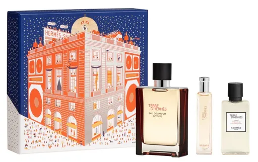 Hermes Terre D`Hermès Intense - EDP 100 ml (reîncărcabil) + EDP 15 ml + balsam după bărbierit 40 ml