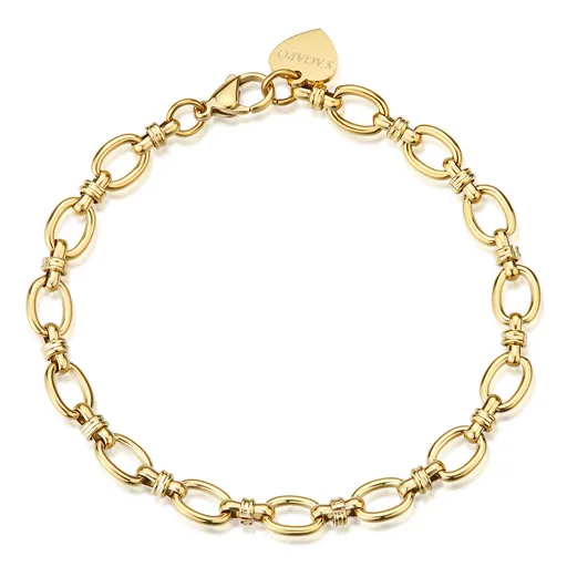 S'Agapõ Brățară modernă din oțel Chunky SHK117