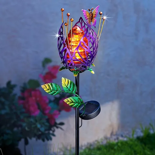 Plantă de grădină solară Floare cu fluture