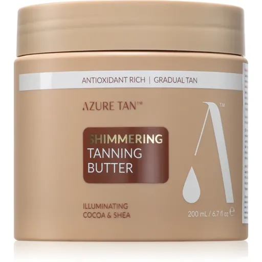 Azure Tan Shimmering balsam pentru tonifiere pentru corp cu particule stralucitoare 200 ml