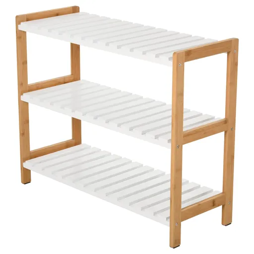 HomCom suport pentru pantofi, cu 3 rafturi, 70x26x57,5 cm | AOSOM RO