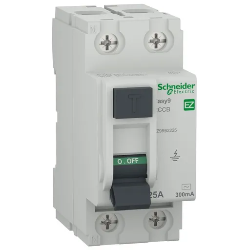 Intrerupator diferential RCCB Easy9 2P 25A/300mA tip AC Schneider EZ9R62225