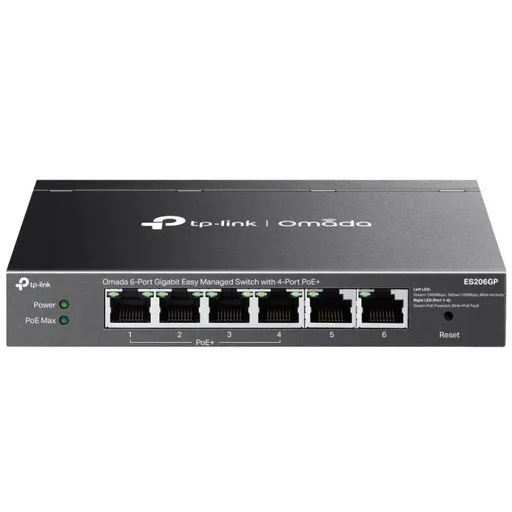 Omada 10-Port Gigabit EasyManaged Switch TP-LINK ES206GP