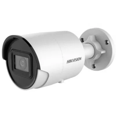 Camera bullet IP AcuSense Hikvision DS-2CD2026G2-IU, 2MP, lentila 2.8mm, DarkFighter, IR 40m, H.265+, microfon, slot card 256GB, PoE