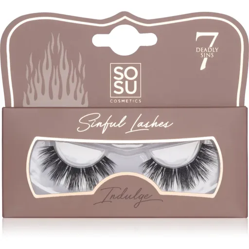 SOSU Cosmetics 7 Deadly Sins Lashes gene false Indulge 1 buc