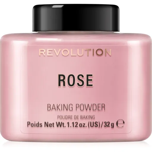 Makeup Revolution Baking Powder pudra culoare Rose 32 g