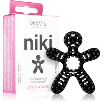 Mr & Mrs Fragrance Niki Citrus & Musk parfum pentru masina 1 buc