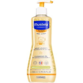 Mustela Bébé Dry Skin ulei de curatare pentru nou-nascuti si copii 500 ml