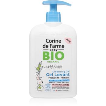 Corine de farme Baby BIO Cleansing Gel gel micelar pentru corp si par pentru copii 500 ml