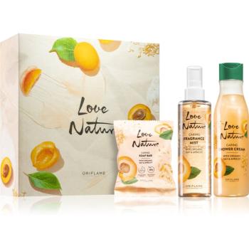 Oriflame Love Nature Organic Oat & Apricot set cadou pentru corp