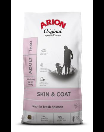 ARION Original Skin &amp; Coat Adult Small Salmon Rice 2 kg hrana caini, cu somon