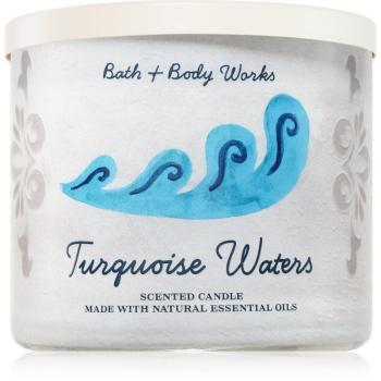 Bath & Body Works Turquoise Waters lumânare parfumată 411 g