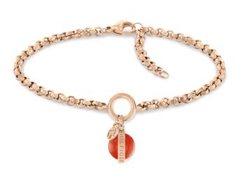 Tommy Hilfiger Brățară la modă cu lanț bronz cu carnelian 2780766