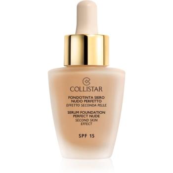 Collistar Serum Foundation Perfect Nude machiaj de stralucire pentru un look natural SPF 15 culoare 3 Nude 30 ml