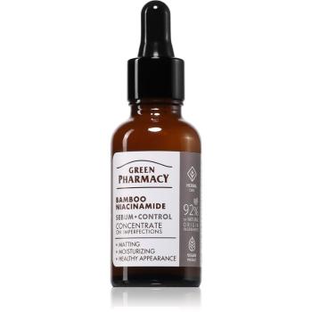 Green Pharmacy Bamboo & Niacinamide Face Serum ser cu hidratare intensă 30 ml