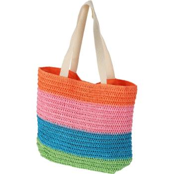 Geantă de plajă cu dungi 47 x 15 x 38 cm,portocalie, portocaliu