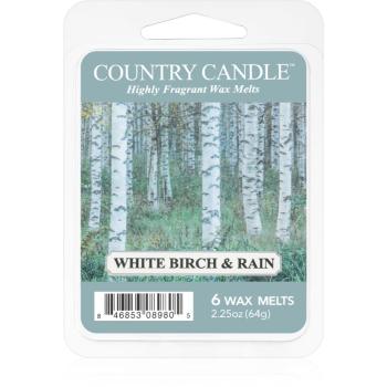 Country Candle White Birch & Rain ceară pentru aromatizator 64 g