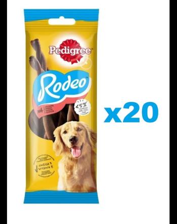 PEDIGREE Rodeo 20x70g Batoane pentru caini, cu vita