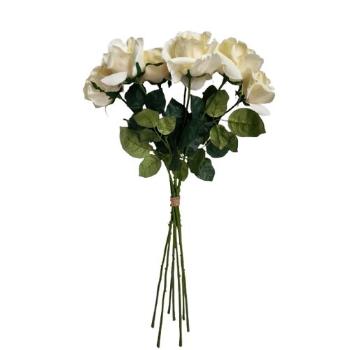 Buchet de trandafiri crem, 7 buc, h. 70 cm