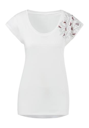 BEACH TIME Póló 'Beach Time'  krém / barna / szürke / fekete