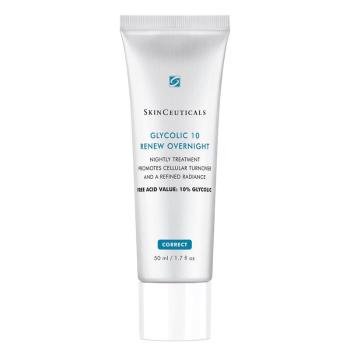 SkinCeuticals Cremă de noapte cu acid glicolic Glycolic 10 Renew Overnight (Nightly Treatment) 50 ml