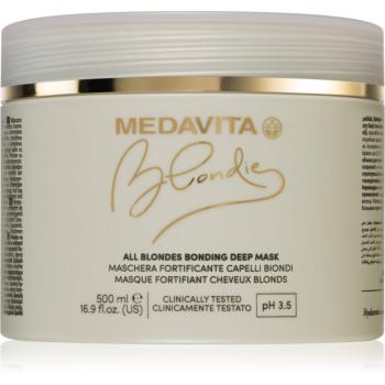 Medavita Blondie All Blondes mască fortifiantă pentru păr vopsit 500 ml