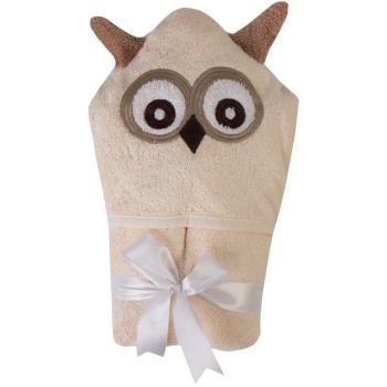 Babymatex Jimmy Owl prosop de baie cu glugă 80x80 cm