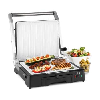 Klarstein BURGERMEISTER 3 în 1, grill de contact, grill panini, 2000 W