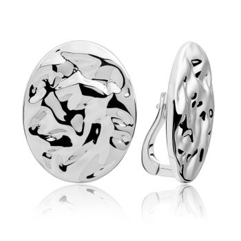 Sparkling Jewels Cercei ovali din argint EAS26